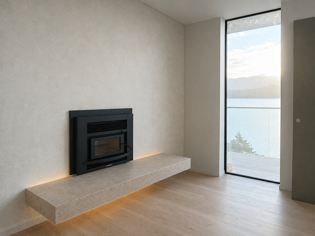 Woodsman Totara Low Emission Insert Fire with 4.8m Flue System